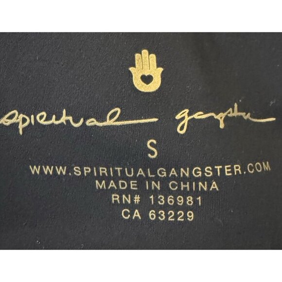 Spiritual Gangster Size Small Vera Zip-Front Dream Tech Eco Jersey Sports Bra - Picture 5 of 6